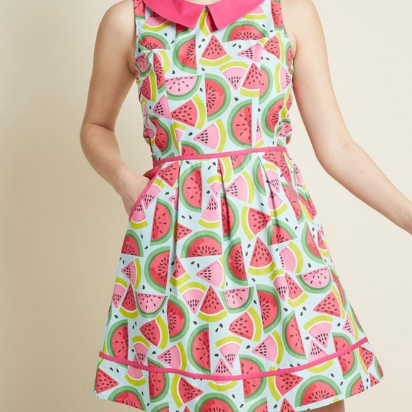 Modcloth Dresses & Skirts - NWOT MODCLOTH RETROLICIOUS WATERMELON DRESS 4X